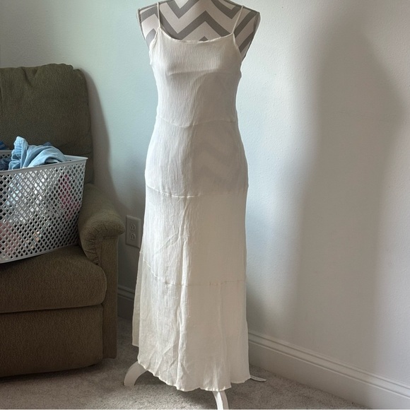 Womens Papermoon Ivory Maxi Dress Size M - Picture 2 of 8
